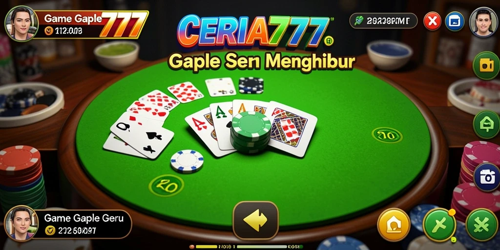 Gameplay Gaple yang menyenangkan dan interaktif di CERIA777.
