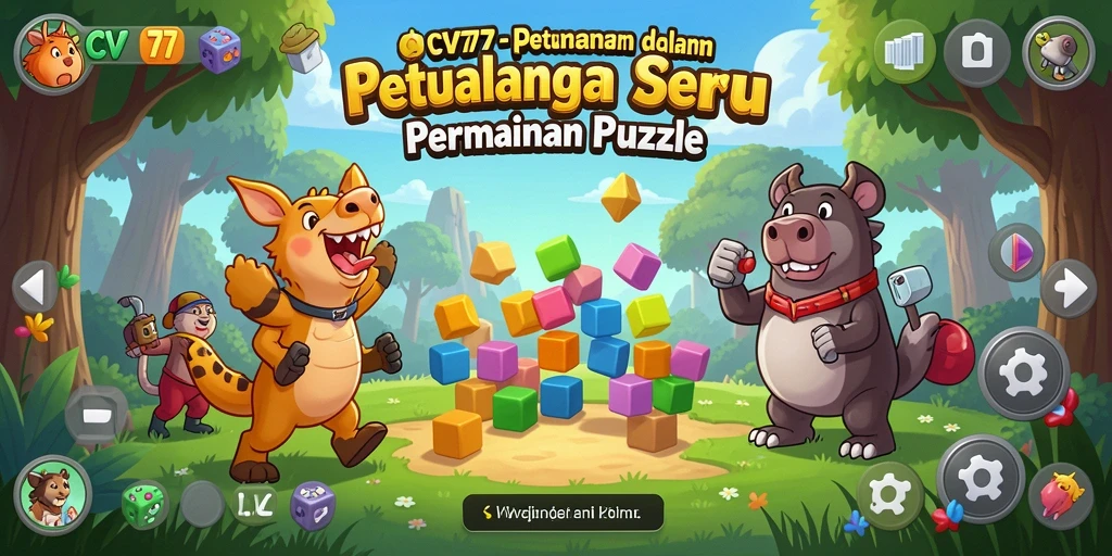 Gameplay mendebarkan dalam permainan puzzle CV777.