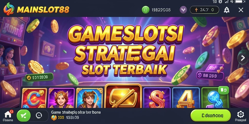 Tampilan menakjubkan dari gameplay SLG MAINSLOT88 di layar.