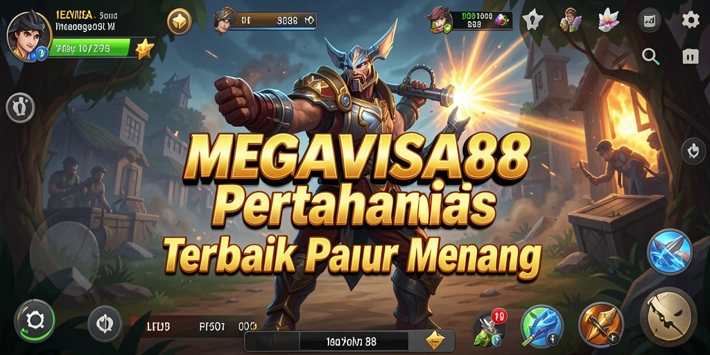 Tampilan mendebarkan dari gameplay Tower Defense di MEGAVISA88.