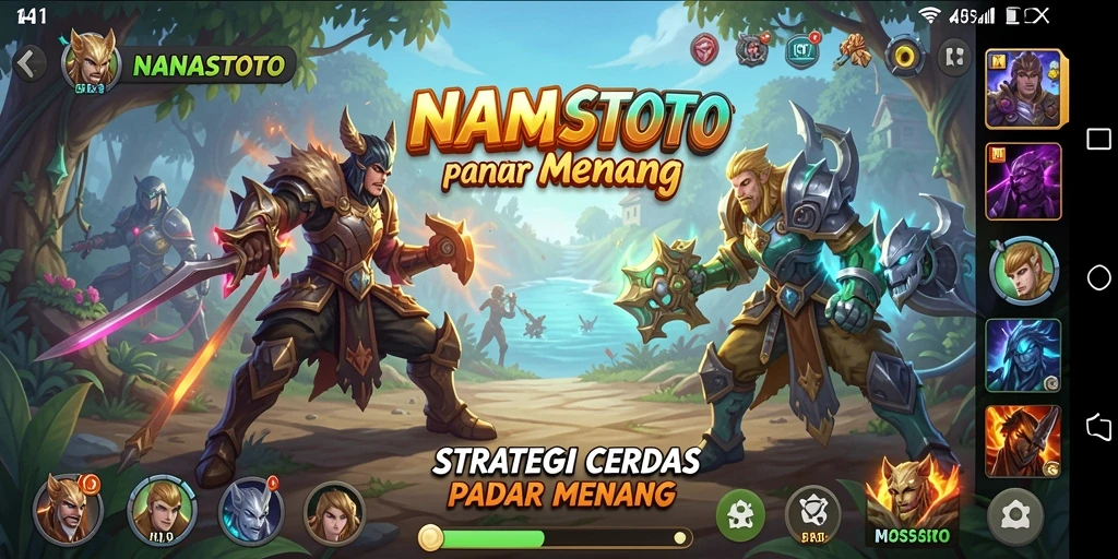 Tampilan gameplay <strong>NANASTOTO</strong> yang menarik dan penuh strategi.
