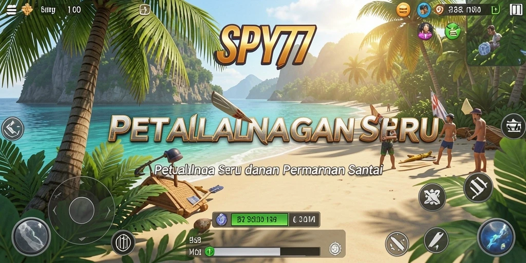 Screenshot SPY77 menampilkan gameplay menarik dan penuh warna.