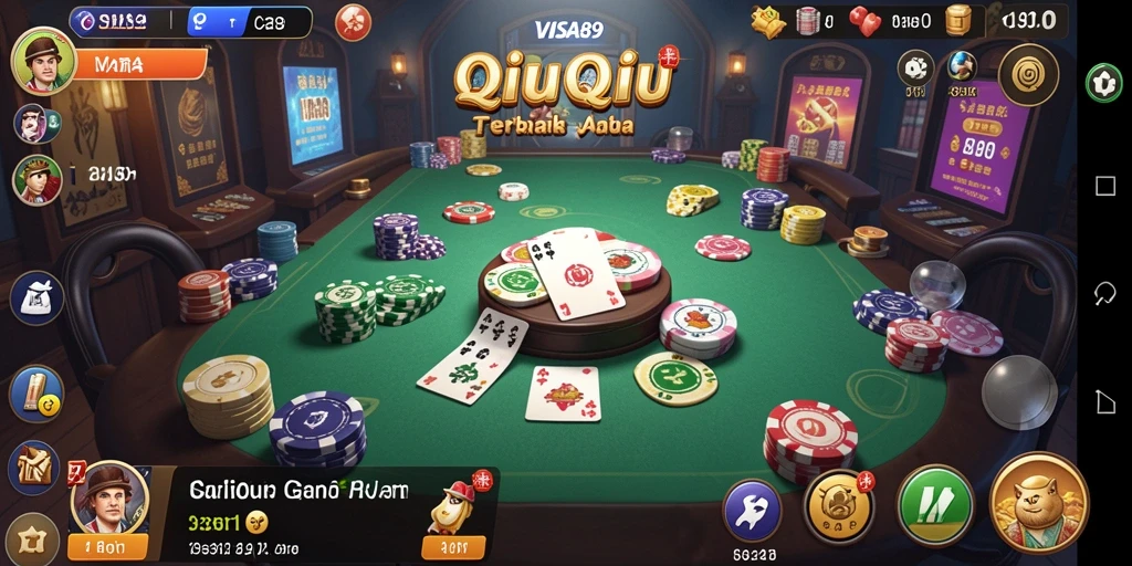 Tampilan gameplay menarik dari permainan QiuQiu.